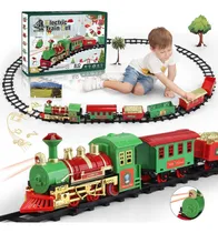 Comprar Tren Navidad Eléctrico Clasico Para Niños Luces Sonidos 12