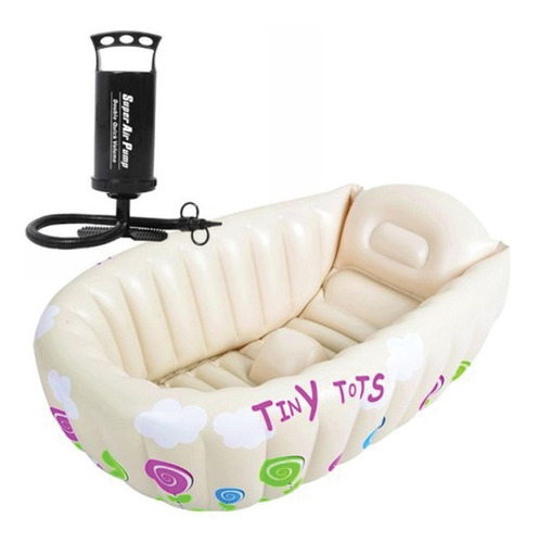 Bañera Bañito De Bebe Inflable Más Inflador Bentancor Outdoo