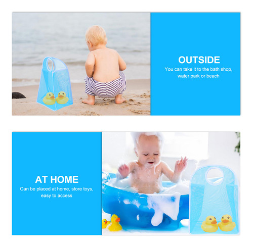 Bolsa De Malla Para Juguetes De Playa, 2 Unidades, Bolsa De