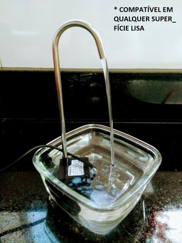 Bebedouro Gato, Fonte Gato Bivolt Bica Inox.