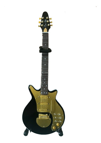 Guitarra Miniatura Brian May Gold Special Queen Axe Heaven