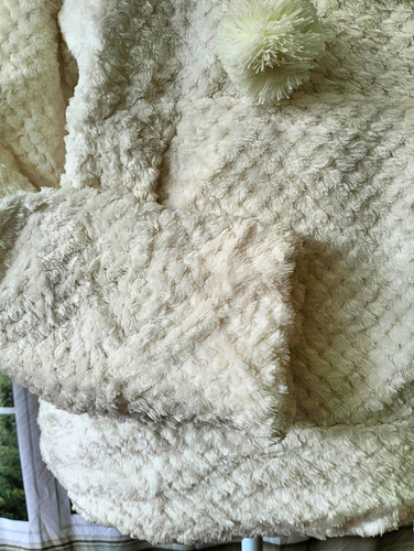 Blusa De Frio Fechada De Plush Capuz E Bolso M007-4