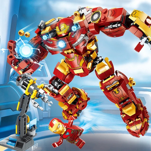Building Iron Man Avengers Bloques Armables Construccion
