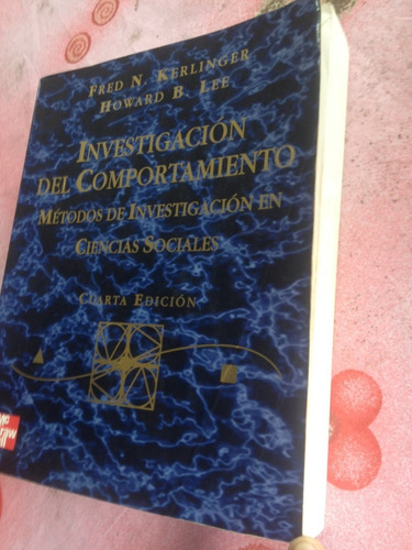 Libro Investigación Del Comportamiento