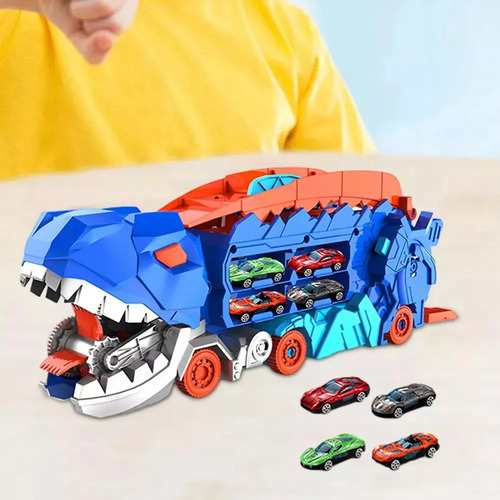 Mi Camión De Dinosaurios Comiendo Coches De Juguete