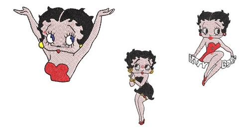 Pack Diseño Matrices Para Maquinas Bordadoras Betty Boop