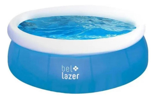 Piscina Redonda Inflável 1400 L 1,83m X 63cm Bel Lazer Azul