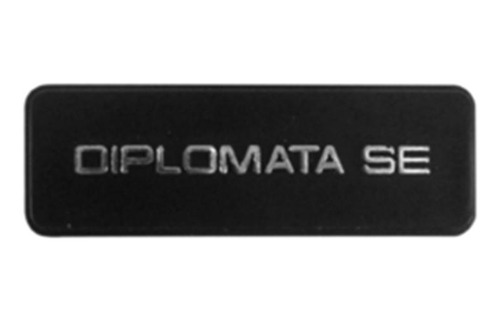 Emblema Volante Logo Cromado Diplomata Opala Caravan D20
