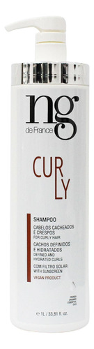 Shampoo Curly  Ng De France 1l Para Cabelos Cacheados