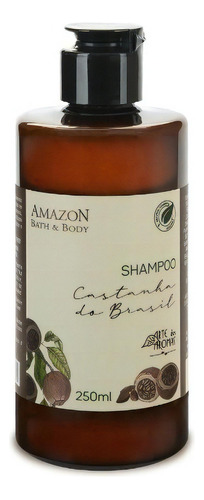 Shampoo Castanha Natural Vegano Arte Dos Aromas  250ml