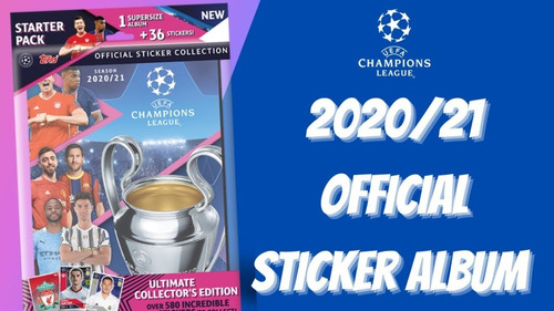 Álbum Champions League 2020/2021 Vazio