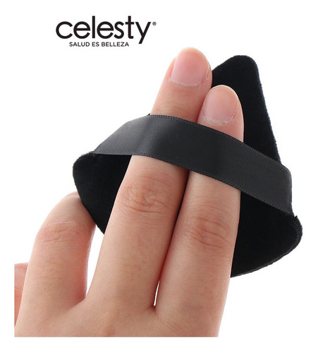 Kit 10 Borla Triangular Esponja Sellar Maquillaje Celesty®