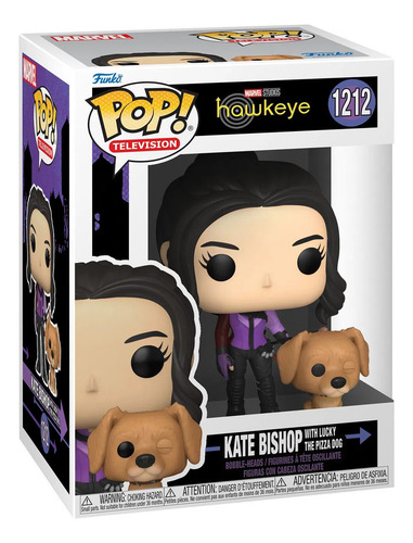 Funko Pop #1212 Marvel Hawkeye: Kate Bishop With Lucky