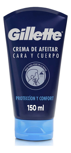 Crema Para Afeitar Gillette Cara Y Cuerpo Aloe Vera 150 Ml