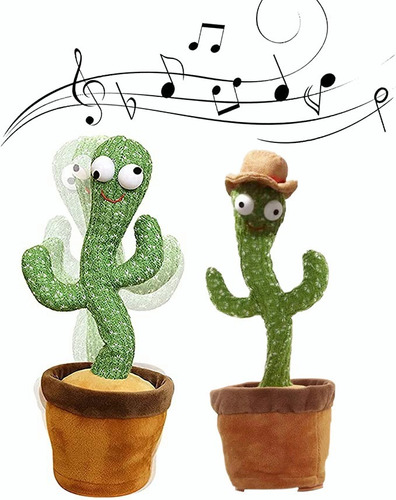 Bailando Cactus Electrónica Peluche Juguetes Bailando Música