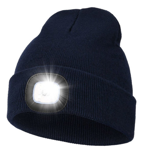 Gorro Unisex Con Luz, Recargable Por Usb, Manos Libres, Led.