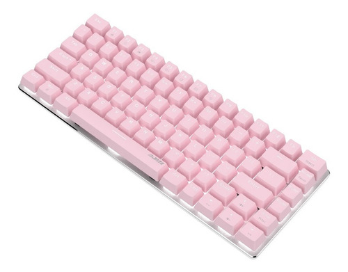 Imagen 4 de 7 de Teclado Mecánico Switch Red - Ajazz Ak-33 Sakura Pink