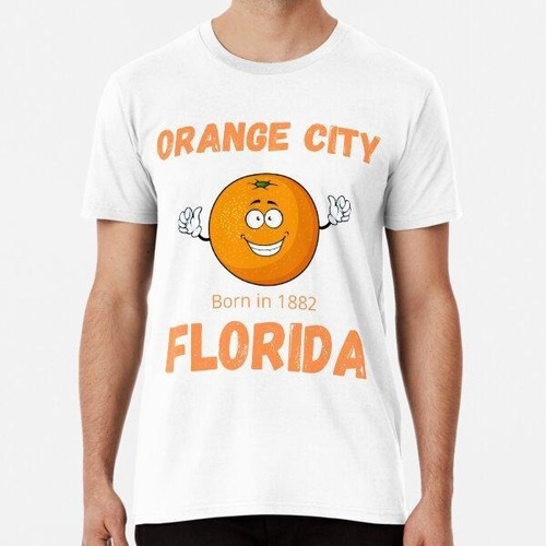 Remera Camiseta Orange City Florida Algodon Premium 