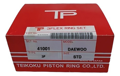 Juego Anillos Motor Std Daewoo Heaven 1.5 1994-1998 G15mf