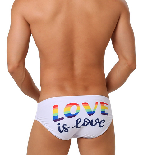 Traje De Baño Hombre Playa Bikini Pride Love
