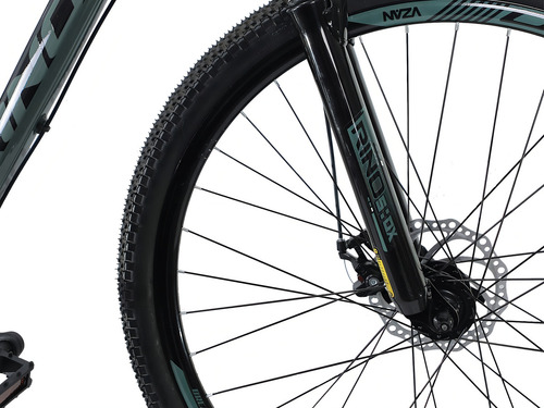 Bicicleta Aro 29 Rino Everest - Kit Shimano 2.0 - 21v Cor Verde Exército Tamanho Do Quadro 19