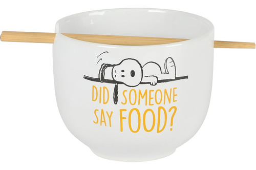Tazón De Fideos De Gres Foodie Ramen De 6 De Peanuts Sno...