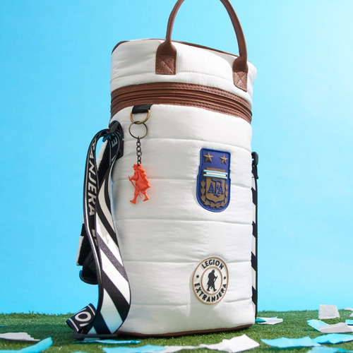 Mochila Matera Pampa Mundial Qatar Blanco
