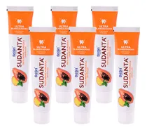Comprar Set X6 Pastas Sudanta Ultra Blanqueadora Papaya Ananá 100g