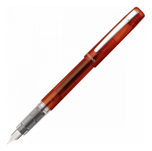 Caneta Tinteiro Platinum Prefounte 05m Vermillion Orange