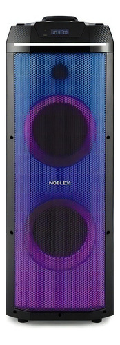 Torre De Sonido Noblex Mnt870f Bluetooth 6500w Color Negro