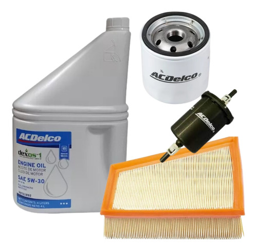 Kit 3 Filtros + Aceite Sintetico 5w30 Fox Acdelco