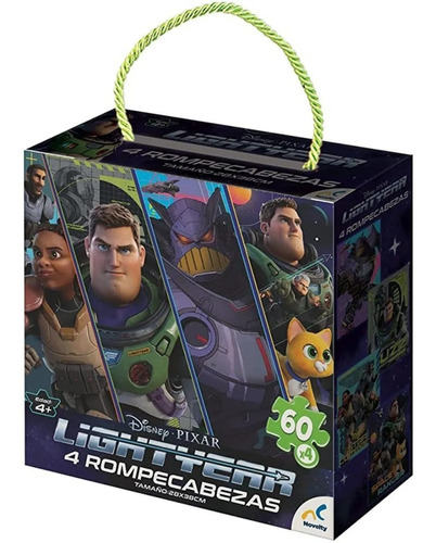 Rompecabezas Lightyear 4 En 1 De 60x4 Piezas Novelty Disney 