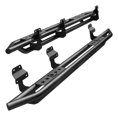 Par De Estribos Tyger Star Armor Acero Inox 225cm Ford F150