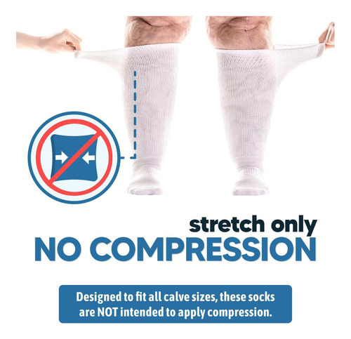 Calcetines Diabéticos Viasox Easystretch Para Hombres Y No