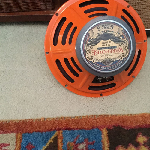 Parlante Wgs G12c/s 12 Made In U.s.a. Impecable Naranja (Usado)