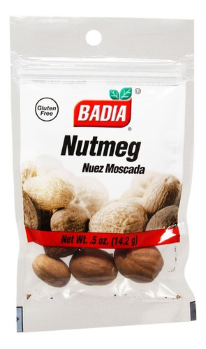 Badia Nuez Moscada Entera 14.2g Usa Kosher Sin Tacc