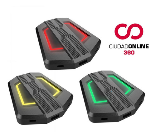 Imagen 9 de 10 de Accesorio Adaptador Mouse Y Teclado En Xbox One 100% Preciso