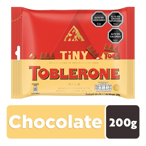 Toblerone Chocolate Leche Bolsa Mini 200g