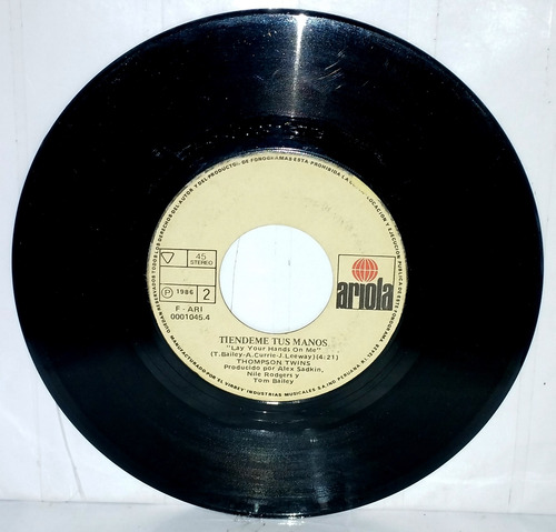 Single 45 Thompson Twins - King For A Day + Lay Your Hand On (Usado)