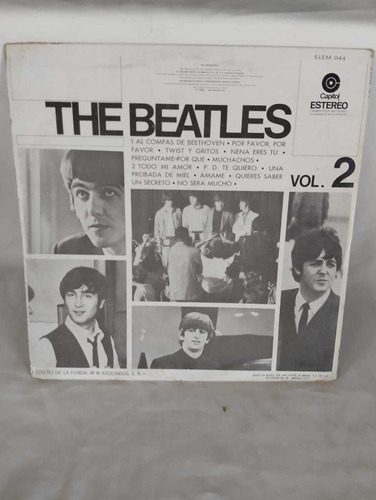 Lp Disco De Acetato De The Beatles Vol: 2 (Usado)