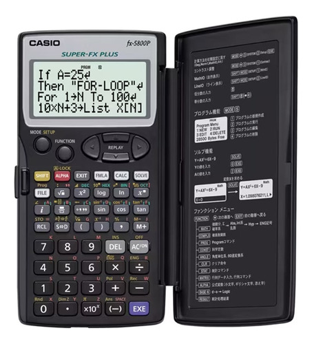 Calculadora Casio Fx-5800p Programable Negro
