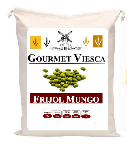 5 Kilogramos De Frijol Mungo Soya Verde Entero