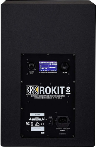 Krk Rp8g4-na Monitor Studio Campo Cercano Biamplificado Audi