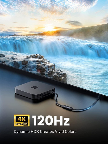 Cable Alargue Hdmi 2.1 Macho A Hembra 1 Mt 8k 60hz 4k 120hz