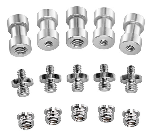 Neewer 15 Piezas Convertidor De Tornillo Roscado De Metal 1/