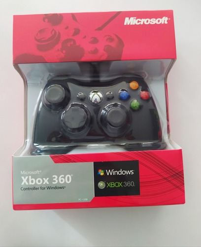 Control Para Xbox 360 Y Pc Con Cable Compatible