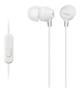 Fone de ouvido in-ear Sony EX Series MDR-EX15AP branco