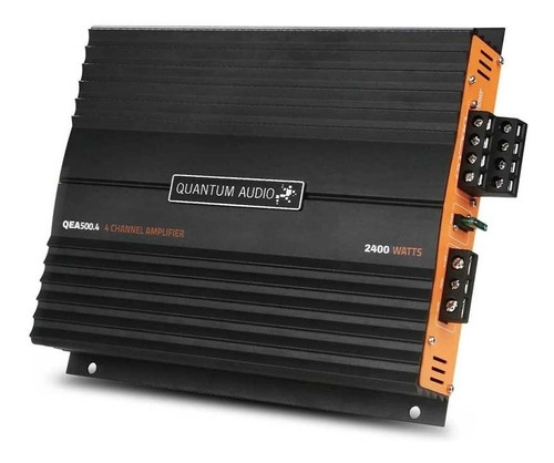 Imagen 2 de 4 de Amplificador 4 Canales Quantum Audio Qea500.4 Clase Ab 2400w