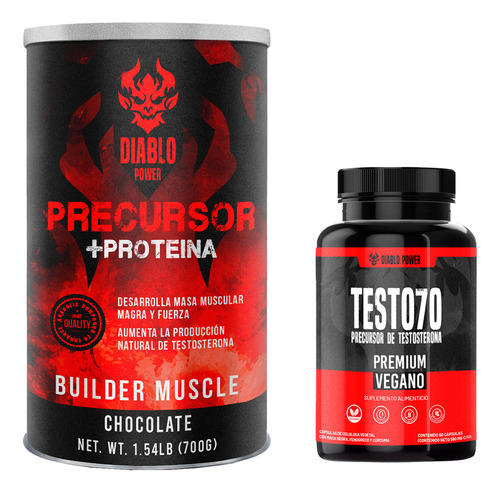 Precursor Testo 700g Prote + Testo70 60 Caps Diablo Power