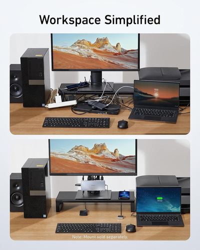 Conmutador Kvm Dual Anker A83k2 4k Usb-c 553